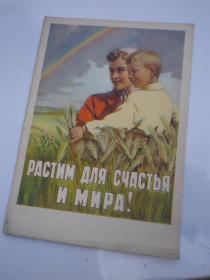 苏联  油画  老明信片