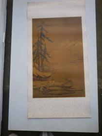 印刷品    古代名画  画片  76X39