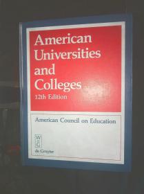 American  Uni versities  and  CoIIeges  (12版)