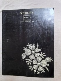 伦敦苏富比  1990年 名贵珠宝 首饰 古董珠宝 拍卖图录画册图册