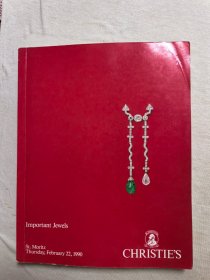 瑞士圣莫里茨佳士得 1990年 名贵珠宝 贵族首饰 古董珠宝 拍卖图录画册图册
