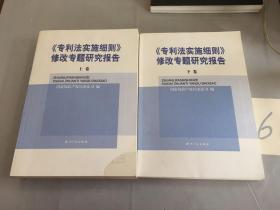 《专利法实施细则》修改专题研究报告(全二卷)