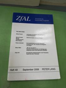 ZfAL Heft 49 September 2008 PETER LANG（英文原版）