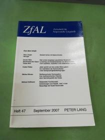 ZfAL Heft 47 September 2007 PETER lang(英文原版）