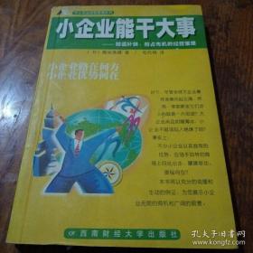 小企业能干大事：拾遗补缺、抢占先机的经营