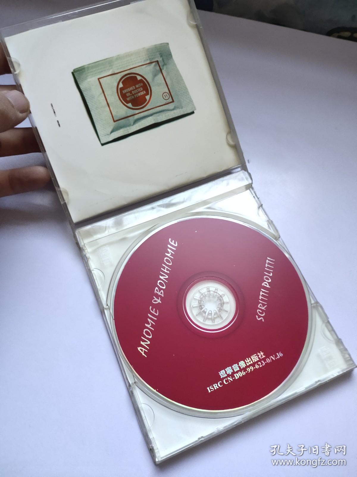 SCRITTI POLITTI ANOMIE BONHOMIE CD