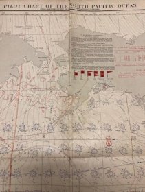 PILOT CHART OF THE NORTH PACIFIC OCEAN 北太平洋领航图