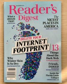 美国版 READER'S DIGEST 读者文摘2021年11月 考研英文生活类杂志