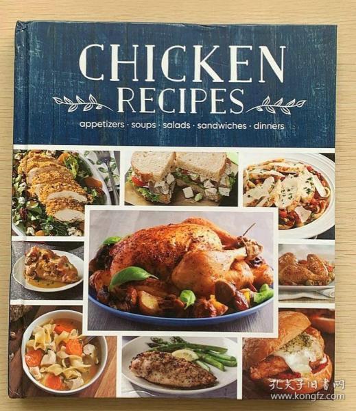 CHICKEN RECIPES各种鸡肉食谱制作烹饪技巧做法 英文美食菜谱