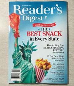 美国版 READER'S DIGEST 读者文摘2023年7/8月合刊 英文生活杂志