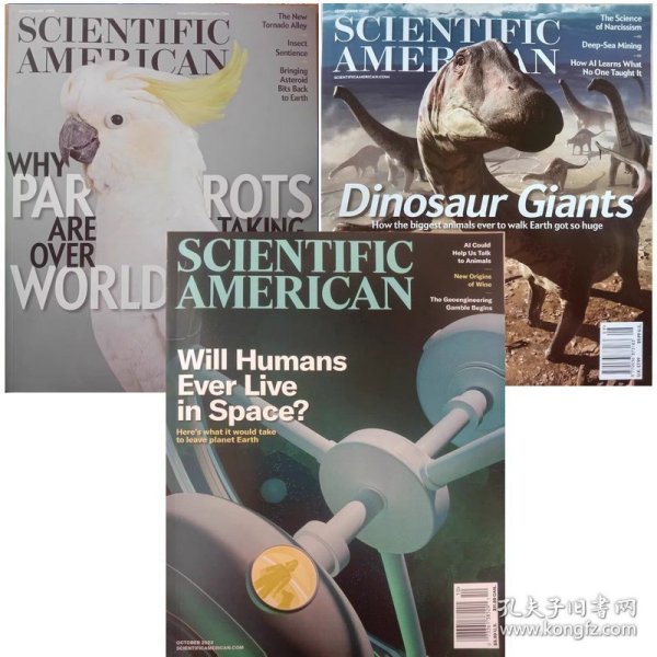 SCIENTIFIC AMERICAN 科学美国人2023年7/8+9+10月 科普类 英文杂志