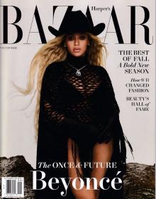 美国版HARPER`S BAZAAR 芭莎2021年9月 英文女士时尚服装杂志