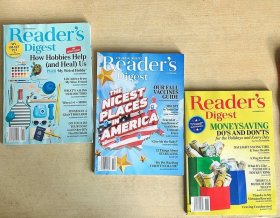 READER'S DIGEST 读者文摘2024年9+10+11月 英文杂志 美国版