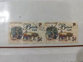 新加坡邮票2枚