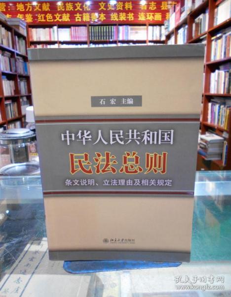 中华人民共和国民法总则条文说明立法理由及相关规定