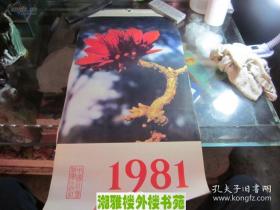 挂历 1981年仕女山水画(13张全)