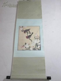 清【郎世宁海棠玉兰图】     （精品名画复制）画心27 x 32 cm