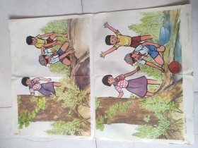 教学挂图，皮球浮上来了1.2