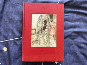 布面精装《伊索寓言》Aesop's Fables-1939年版-亚瑟.赖克姆（Arthur Rackham）13幅彩色插图、51幅黑白插图