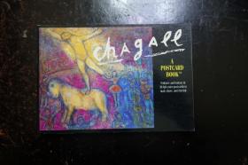 CHAGALL a postcard book-马克·夏卡尔 绘画明信片册