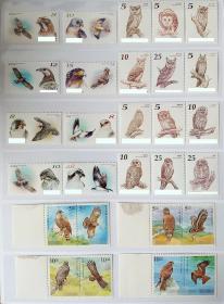邮票、动物、猛禽6套不同合售