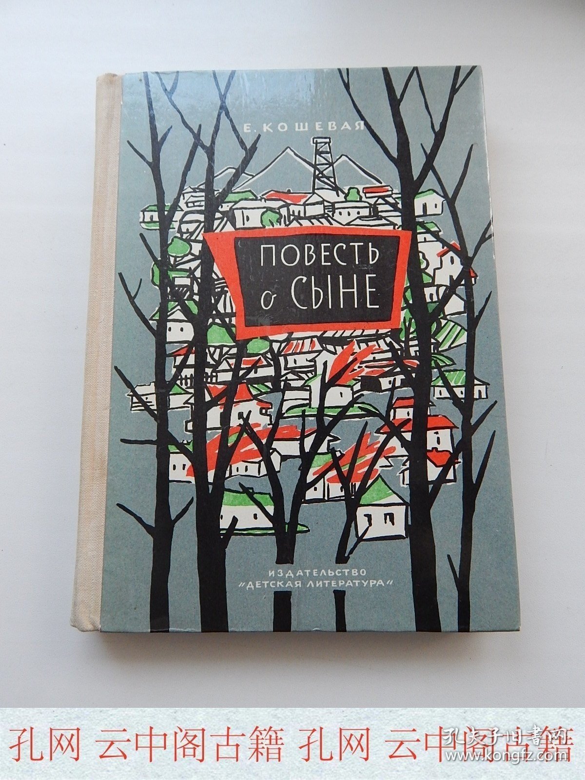 儿童书籍 《关于儿子的故事》 E.科舍娃 1976年
