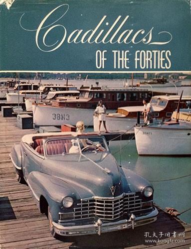 《1940年代的凯迪拉克》（Cadillacs of the Forties）平装2册，英语，美国通用汽车集团，老爷车，汽车发展史，早期汽车工业