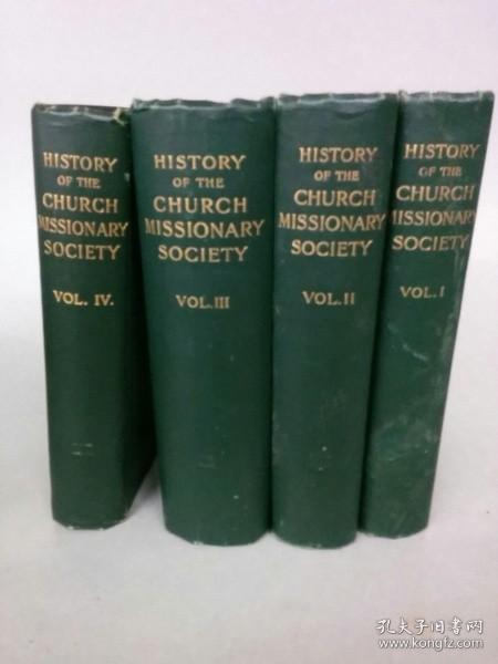 Historey of the Church Missionary Society. Its Environment, its men and its work. 4 vols.[WSSY]