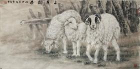 天来堂◆中国一獒王贵邱◆四尺三羊开泰定制