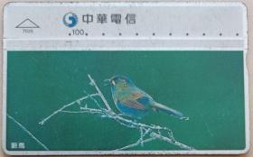 台湾电话卡.旧光学卡.中华电信-薮鸟