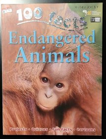 Endangered Animals(100个事实丛书：濒危动物）