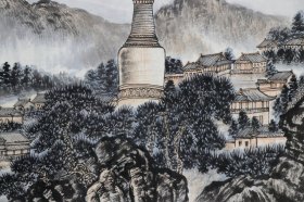 张洪千，山水画