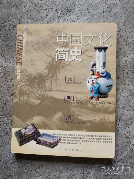 中国文化简史，元，明，清