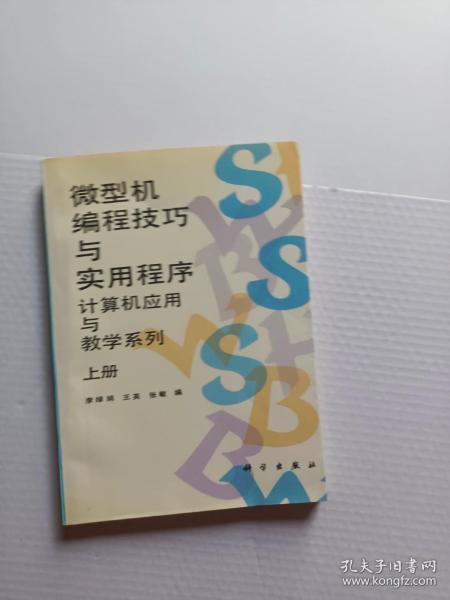 微型机编程技巧与实用程序 计算机应用与教学系列 上册