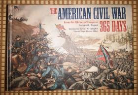 The American Civil War 365 Days （精装铜版彩刷，内多彩图，一文配一图）