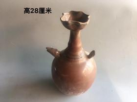 乡下收来宋代紫定窑灯台