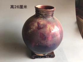 乡下收来宋代钧瓷尊瓶