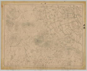 【提供资料信息服务】老地图 民国初年苏南  嘉山