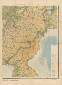 【提供资料信息服务】老地图1939年满洲国舆地图百万分一