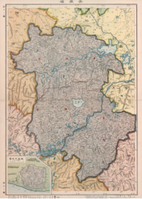 【提供资料信息服务】老地图 1917年中国新舆图系列  安徽