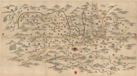 【提供资料信息服务】老地图1855年甘肃舆图