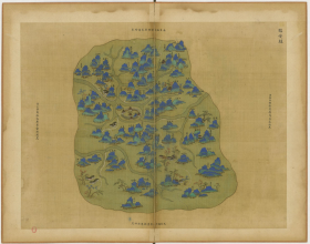 【提供资料信息服务】老地图 1661年浙江地区地图 10临安县