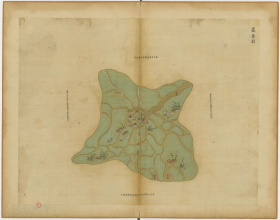 【提供资料信息服务】老地图 1661年浙江地区地图 17嘉善县