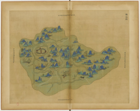 【提供资料信息服务】老地图 1661年浙江地区地图 12新城县