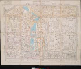 【提供资料信息服务】老地图 北京地图 Plan of Peking By Thomas Best Jervis 1843年