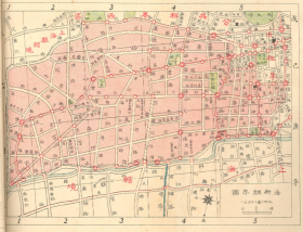 【提供资料信息服务】老地图 1929年上海商埠交通图 1929上海法新租界