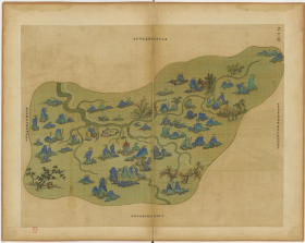 【提供资料信息服务】老地图 1661年浙江地区地图 52天台县