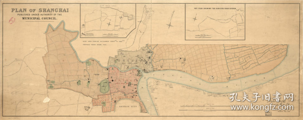 【提供资料信息服务】老地图 上海详图1904（英）