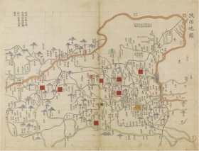 【提供资料信息服务】老地图 明代地图集 陕西