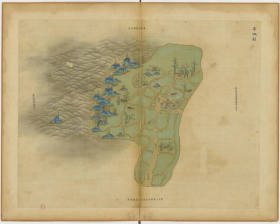 【提供资料信息服务】老地图 1661年浙江地区地图 20平湖县